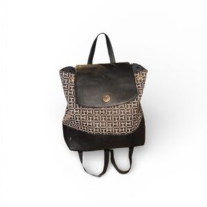 Stylish Black and Brown Backpack